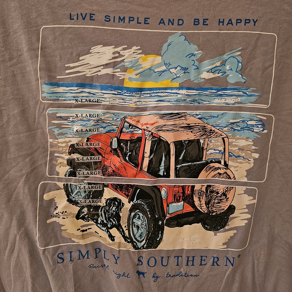 Simply Southern Men's Gray Graphic T-Shirt - Picture 2 of 5